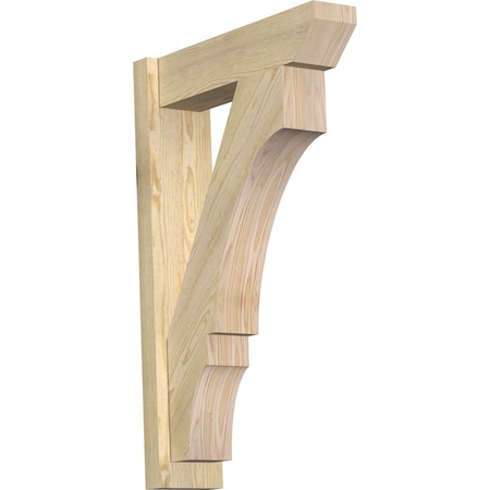 Ekena Millwork Balboa Slat Rough Sawn Outlooker, Douglas Fir, 6"W x 22"D x 34"H OUT06X22X34BOA06RDF